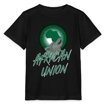African Union - Stanley/Stella MINI CREATOR Kids’ T-Shirt - black - Front - Mikhail (115cm)