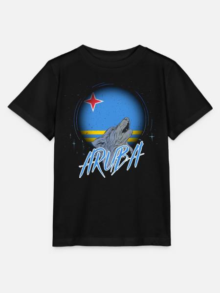 Aruba - Stanley/Stella Kinder T-Shirt MINI CREATOR - Schwarz