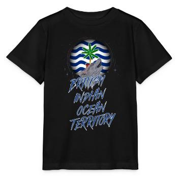 British Indian Ocean Territory - Stanley/Stella MINI CREATOR Kids’ T-Shirt - black - Front - Mikhail (115cm)