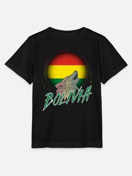 Bolivien - Stanley/Stella Kinder T-Shirt MINI CREATOR  - Schwarz
