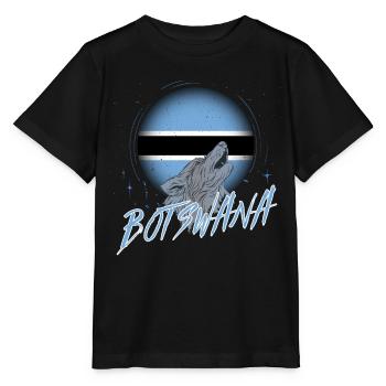 Botswana - Stanley/Stella Kinder T-Shirt MINI CREATOR  - Schwarz - Vorne - Mikhail (115cm)