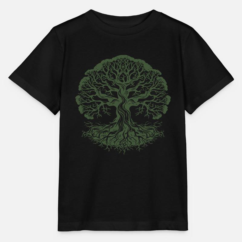 Baum - Stanley/Stella Kinder T-Shirt MINI CREATOR  - Schwarz
