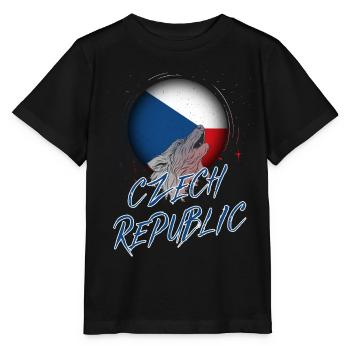 République tchèque - T-shirt bio MINI CREATOR Stanley/Stella Enfant - noir - Devant - Mikhail (115cm)