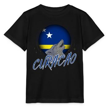 Curaçao - Stanley/Stella Kinder T-Shirt MINI CREATOR  - Schwarz - Vorne - Mikhail (115cm)