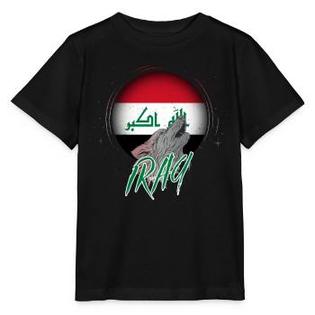 Irak - T-shirt bio MINI CREATOR Stanley/Stella Enfant - noir - Devant - Mikhail (115cm)