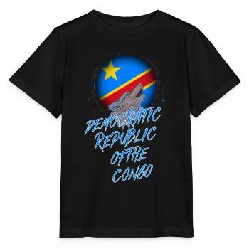 République démocratique du Congo - T-shirt bio MINI CREATOR Stanley/Stella Enfant - noir - Devant - Mikhail (115cm)