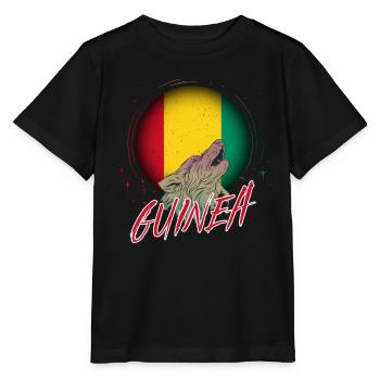 Guinea - Stanley/Stella Kinder T-Shirt MINI CREATOR  - Schwarz - Vorne - Mikhail (115cm)