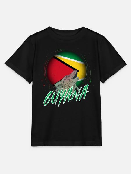 Guyana - Stanley/Stella Kinder T-Shirt MINI CREATOR - Schwarz