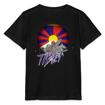 Tibet - Stanley/Stella MINI CREATOR Kids’ T-Shirt - black - Front - Mikhail (115cm)