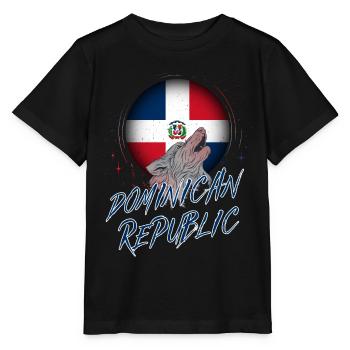 République dominicaine - T-shirt bio MINI CREATOR Stanley/Stella Enfant - noir - Devant - Mikhail (115cm)