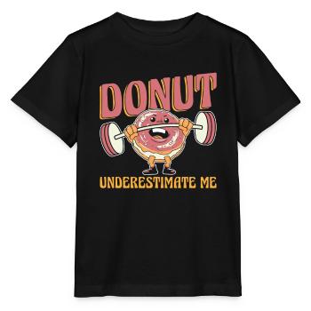 Donut Fitness Donut Gym - T-shirt bio MINI CREATOR Stanley/Stella Enfant - noir - Devant - Mikhail (115cm)