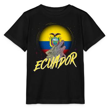 Équateur - T-shirt bio MINI CREATOR Stanley/Stella Enfant - noir - Devant - Mikhail (115cm)