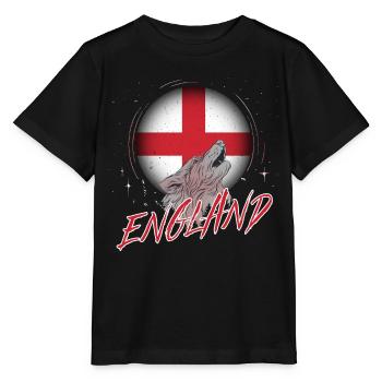 England - Stanley/Stella MINI CREATOR Kids’ T-Shirt - black - Front - Mikhail (115cm)