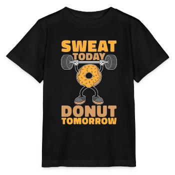 Donut Fitness Donut Gym - T-shirt bio MINI CREATOR Stanley/Stella Enfant - noir - Devant - Mikhail (115cm)