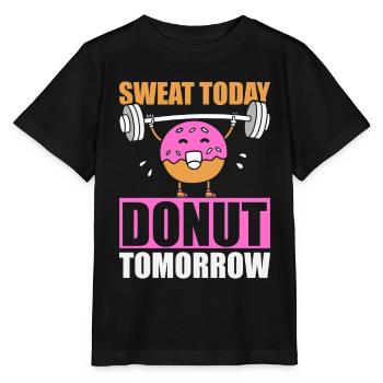 Donut Fitness Donut Gym - T-shirt bio MINI CREATOR Stanley/Stella Enfant - noir - Devant - Mikhail (115cm)