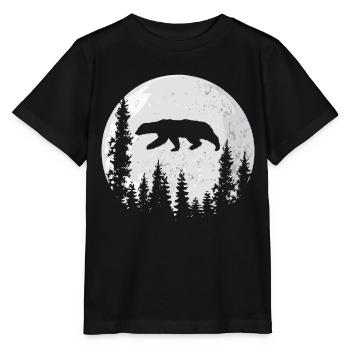 Lune de Ratel de blaireau de miel - T-shirt bio MINI CREATOR Stanley/Stella Enfant - noir - Devant - Mikhail (115cm)