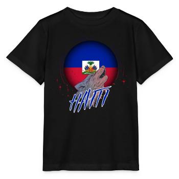 Haiti - Stanley/Stella MINI CREATOR Kids’ T-Shirt - black - Front - Mikhail (115cm)