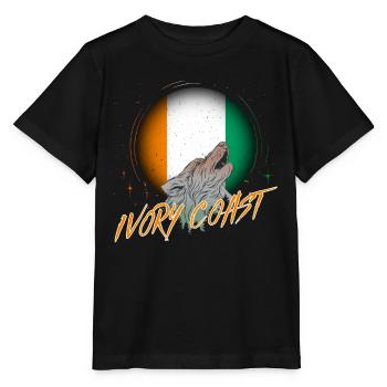 Ivory Coast - Stanley/Stella MINI CREATOR Kids’ T-Shirt - black - Front - Mikhail (115cm)
