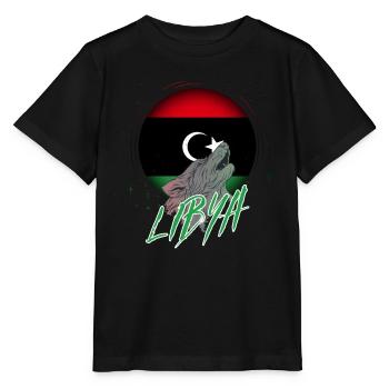Libya - Stanley/Stella MINI CREATOR Kids’ T-Shirt - black - Front - Mikhail (115cm)