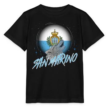 San Marino - Stanley/Stella MINI CREATOR Kids’ T-Shirt - black - Front - Mikhail (115cm)
