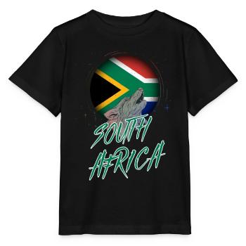 Südafrika - Stanley/Stella Kinder T-Shirt MINI CREATOR  - Schwarz - Vorne - Mikhail (115cm)
