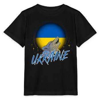 Ukraine - Stanley/Stella Kinder T-Shirt MINI CREATOR  - Schwarz - Vorne - Mikhail (115cm)