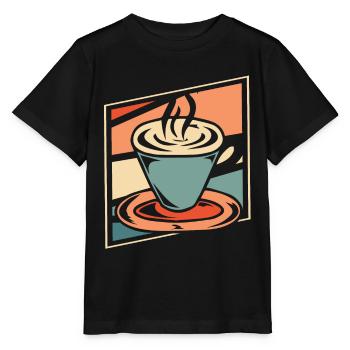 Café Café - T-shirt bio MINI CREATOR Stanley/Stella Enfant - noir - Devant - Mikhail (115cm)