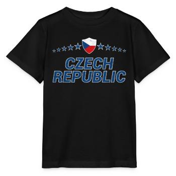 Tschechische Republik - Stanley/Stella Kinder T-Shirt MINI CREATOR  - Schwarz - Vorne - Mikhail (115cm)