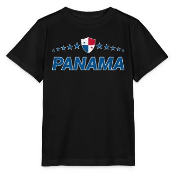 Panama - Stanley/Stella Kinder T-Shirt MINI CREATOR  - Schwarz - Vorne - Mikhail (115cm)