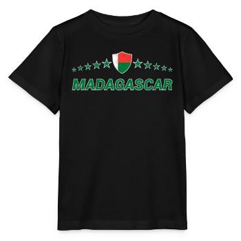 Madagascar - Stanley/Stella MINI CREATOR Kids’ T-Shirt - black - Front - Mikhail (115cm)