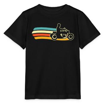 Moto Motard Motard - T-shirt bio MINI CREATOR Stanley/Stella Enfant - noir - Devant - Mikhail (115cm)