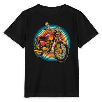 Moto Motard Motard - T-shirt bio MINI CREATOR Stanley/Stella Enfant - noir - Devant - Mikhail (115cm)