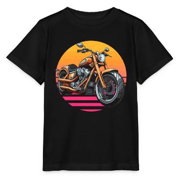 Moto Motard Motard - T-shirt bio MINI CREATOR Stanley/Stella Enfant - noir - Devant - Mikhail (115cm)