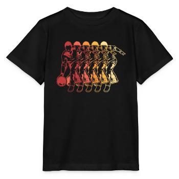 Bowling Bowlen Bowler - Stanley/Stella Kinder T-Shirt MINI CREATOR  - Schwarz - Vorne - Mikhail (115cm)