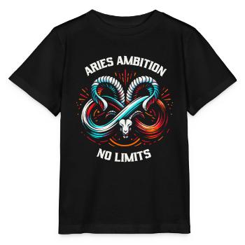 Widder Lustig Astrologie - Stanley/Stella Kinder T-Shirt MINI CREATOR  - Schwarz - Vorne - Mikhail (115cm)