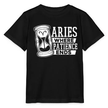 Astrologie Bélier - T-shirt bio MINI CREATOR Stanley/Stella Enfant - noir - Devant - Mikhail (115cm)