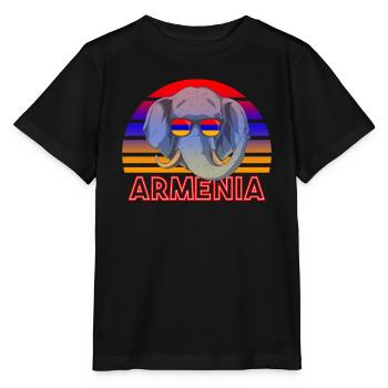 Armenia - Stanley/Stella MINI CREATOR Kids’ T-Shirt - black - Front - Mikhail (115cm)