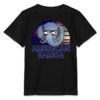 Amerikanisch-Samoa - Stanley/Stella Kinder T-Shirt MINI CREATOR  - Schwarz - Vorne - Mikhail (115cm)