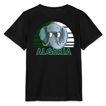 Algeria - Stanley/Stella MINI CREATOR Kids’ T-Shirt - black - Front - Mikhail (115cm)