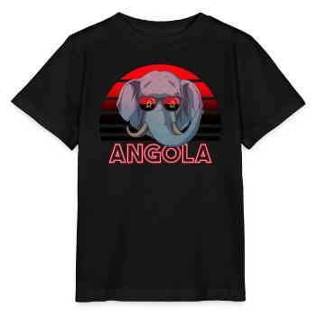 Angola - Stanley/Stella MINI CREATOR Kids’ T-Shirt - black - Front - Mikhail (115cm)