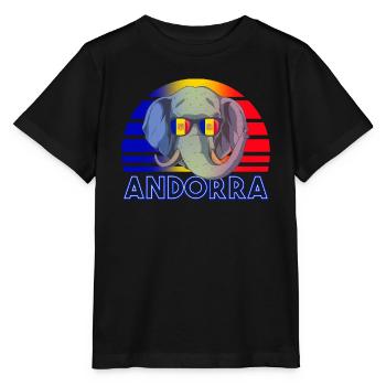 Andorra - Stanley/Stella MINI CREATOR Kids’ T-Shirt - black - Front - Mikhail (115cm)