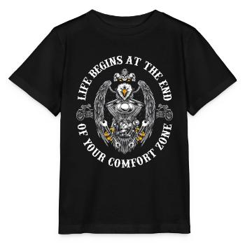 Moto Motard Motard - T-shirt bio MINI CREATOR Stanley/Stella Enfant - noir - Devant - Mikhail (115cm)
