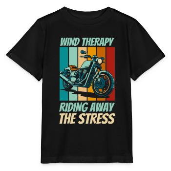 Moto Motard Motard - T-shirt bio MINI CREATOR Stanley/Stella Enfant - noir - Devant - Mikhail (115cm)