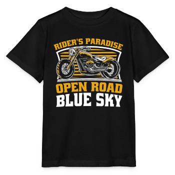 Moto Motard Motard - T-shirt bio MINI CREATOR Stanley/Stella Enfant - noir - Devant - Mikhail (115cm)