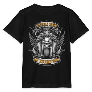 Moto Motard Motard - T-shirt bio MINI CREATOR Stanley/Stella Enfant - noir - Devant - Mikhail (115cm)