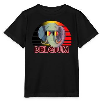 Belgium - Stanley/Stella MINI CREATOR Kids’ T-Shirt - black - Front - Mikhail (115cm)
