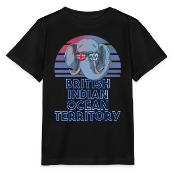 British Indian Ocean Territory - Stanley/Stella MINI CREATOR Kids’ T-Shirt - black - Front - Mikhail (115cm)
