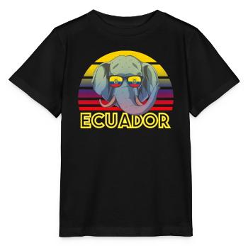 Équateur - T-shirt bio MINI CREATOR Stanley/Stella Enfant - noir - Devant - Mikhail (115cm)