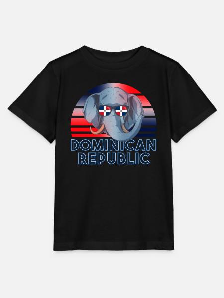 Dominikanische Republik - Stanley/Stella Kinder T-Shirt MINI CREATOR  - Schwarz