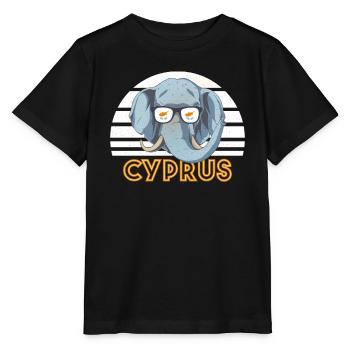 Zypern - Stanley/Stella Kinder T-Shirt MINI CREATOR  - Schwarz - Vorne - Mikhail (115cm)